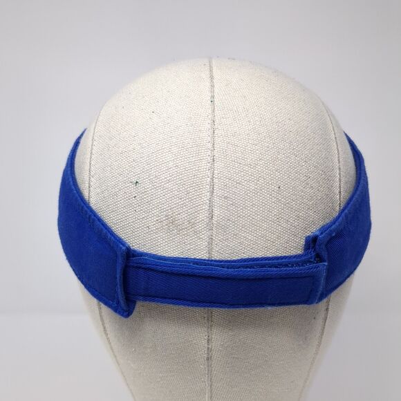 Riss Lake Riptides Sun Visor Hat Blue One Size Adjustable Embroidered Sportsman - Picture 5 of 8